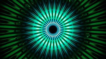 blue green rotating circle vj loop with glow. High quality 4k footage video