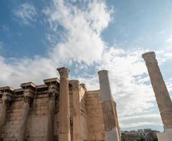 ancient building with columns in Athens photo