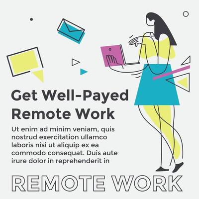 Get well paid remote work, vacancy in company