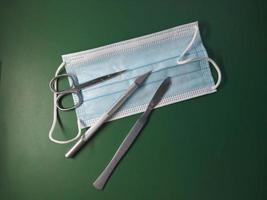 Medical instruments and materials for surgery and treatment photo