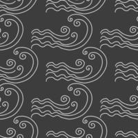 Abstract vector seamless pattern. Black dots texture background.