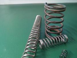 Metal spring for technical products photo