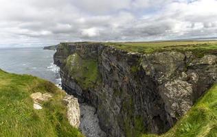 View over the cliffs of Moher in Ireland photo