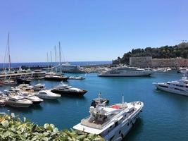Monaco in 2017. A view of the Harbour photo