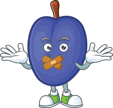 vector de fruta de ciruela