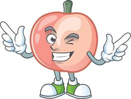 Peach Fruit Vector