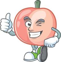 Peach Fruit Vector