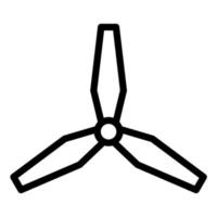 Propeller Drone and quadcopter icon outline vector