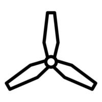 Propeller Drone and quadcopter icon outline vector