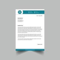 Corporate Letterhead Design vector