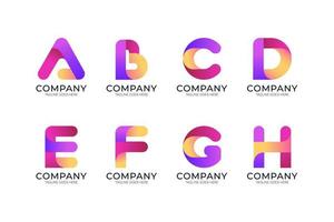 Alphabet Gradient Smooth Company Logo Pack I