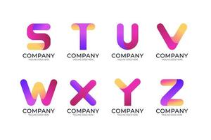 Alphabet Gradient Smooth Company Logo Pack III
