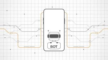 chatGPT Ai artificial intelligence technology hitech concept. chat GPT with smart bot, open Ai, line, lights, technology Abstract, vector. design for chat, web banner, background, transformation. vector