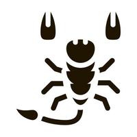 Scorpio Icon Vector Glyph Illustration