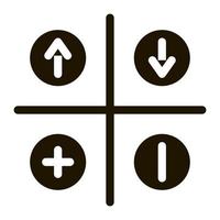 Swot Analysis Icon Vector Glyph Illustration