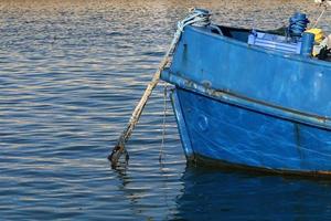 Berth on the seashore for mooring boats and yachts. photo