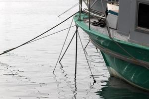 Berth on the seashore for mooring boats and yachts. photo