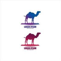 Simple Vector logo camel