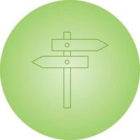 Beautiful Directions vector line icon