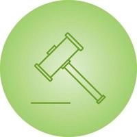 Beautiful Hammer vector line icon