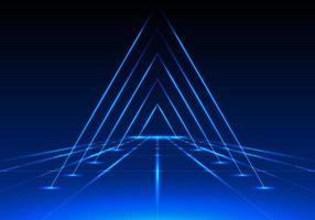 Technology corridor represents the network of the Internet system for maximum efficiency. Use geometric lines to add interest. vector