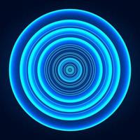 Abstract background circle of technology There was light all around. Emphasis on the use of blue tones to add modernity and interest. vector