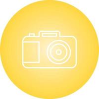 Beautiful Camera Line Vector Icon