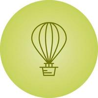 Beautiful Air Balloon Vector line icon