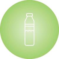 Beautiful Water Bottle Line Vector Icon