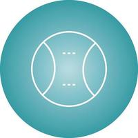 Beautiful Ball Line Vector Icon