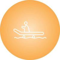 Beautiful Sleding Line Vector Icon