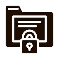 Padlock Site Coding System Vector Icon