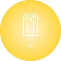 Beautiful Ice lolly Line Vector Icon