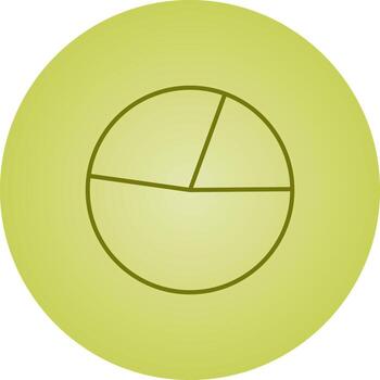 icono de línea única con fondo degradado vector