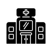 icono de vector de hospital