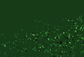 Light Green vector texture with random forms.