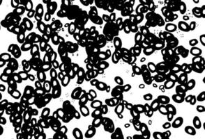 Black and white vector cover with spots.