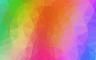 Light Multicolor, Rainbow vector abstract mosaic backdrop.