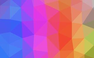 Light Multicolor, Rainbow vector polygon abstract background.