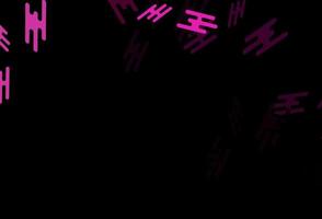 Dark Pink vector background with straight lines.