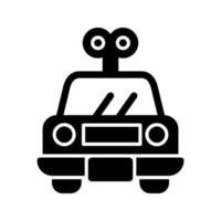 icono de vector de juguete de coche