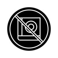 No Education Vector Icon