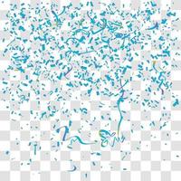 many falling tiny confetty vector