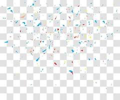 many falling tiny confetty vector