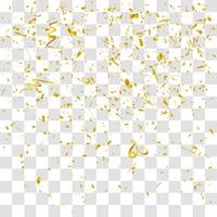 many falling tiny confetty vector