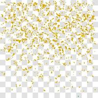 many falling tiny confetty vector