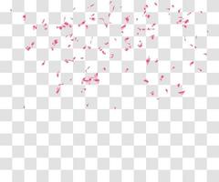 many falling tiny confetty vector