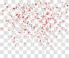 many falling tiny confetty vector