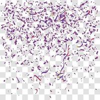 many falling tiny confetty vector