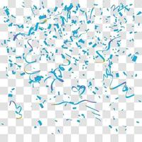 many falling tiny confetty vector